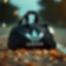 Adidas black bag design showcasing sleek aesthetics