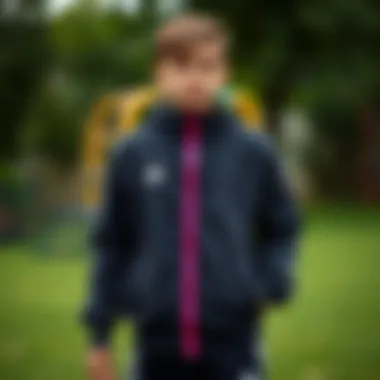 Adidas boys' jacket showcasing functionality and comfort