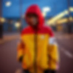 Stylish Adidas boys' jacket featuring vibrant colors