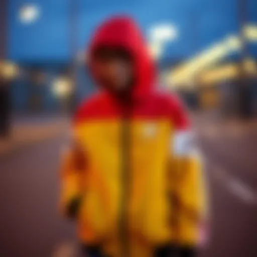 Stylish Adidas boys' jacket featuring vibrant colors