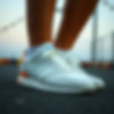 Detailed view of the iconic design features of the Adidas Country OG