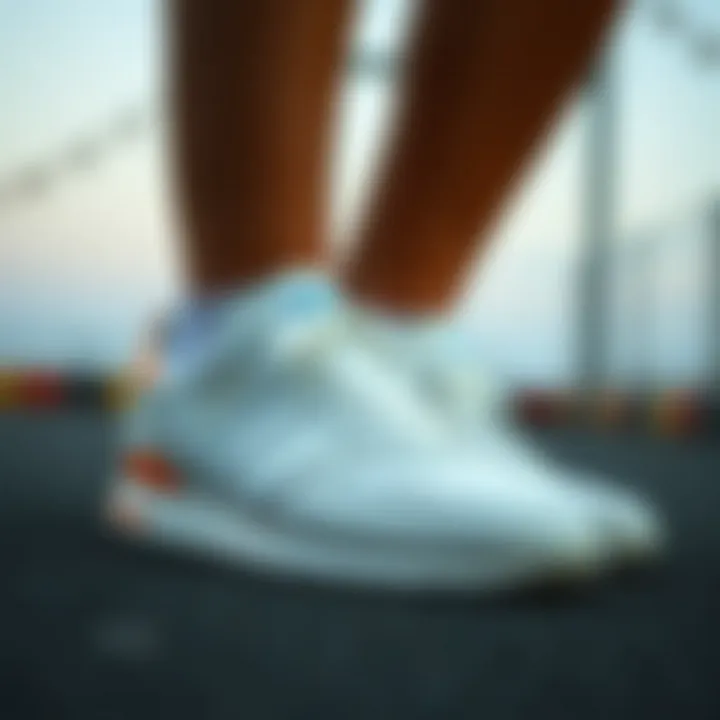 Detailed view of the iconic design features of the Adidas Country OG