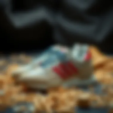 Materials used in the construction of Adidas Country OG sneakers