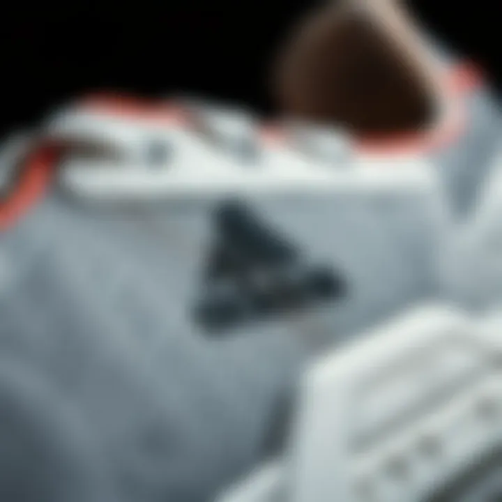 Close-up of material texture used in Adidas Hoops 3.0
