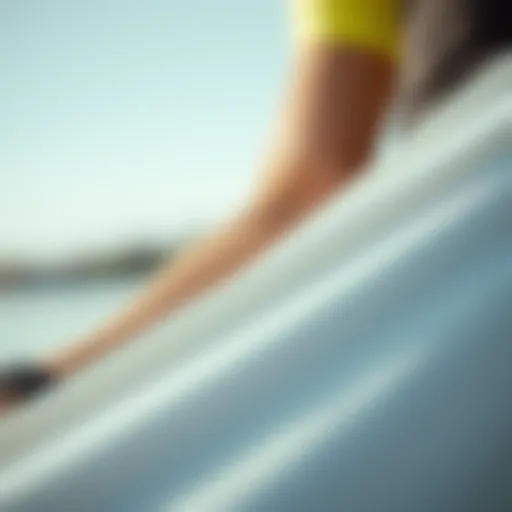 Close-up of the fabric showcasing its texture and breathability