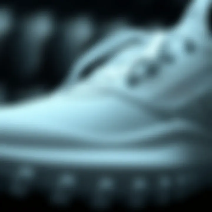 Advanced Cushioning Technology Close-up of the cushioning technology used in Adidas Ozweego