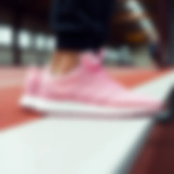 Care tips for maintaining pink sports footwear