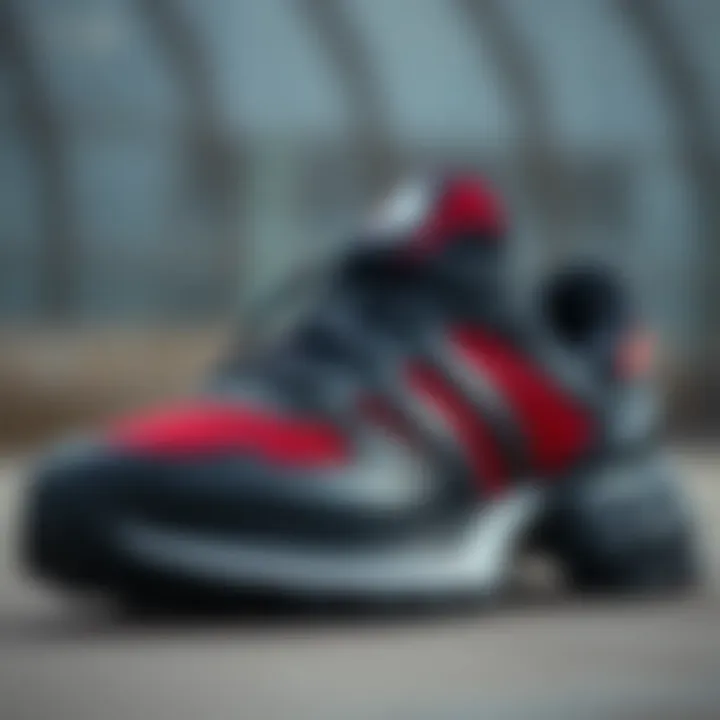 Close-up of Adidas Questar's innovative design