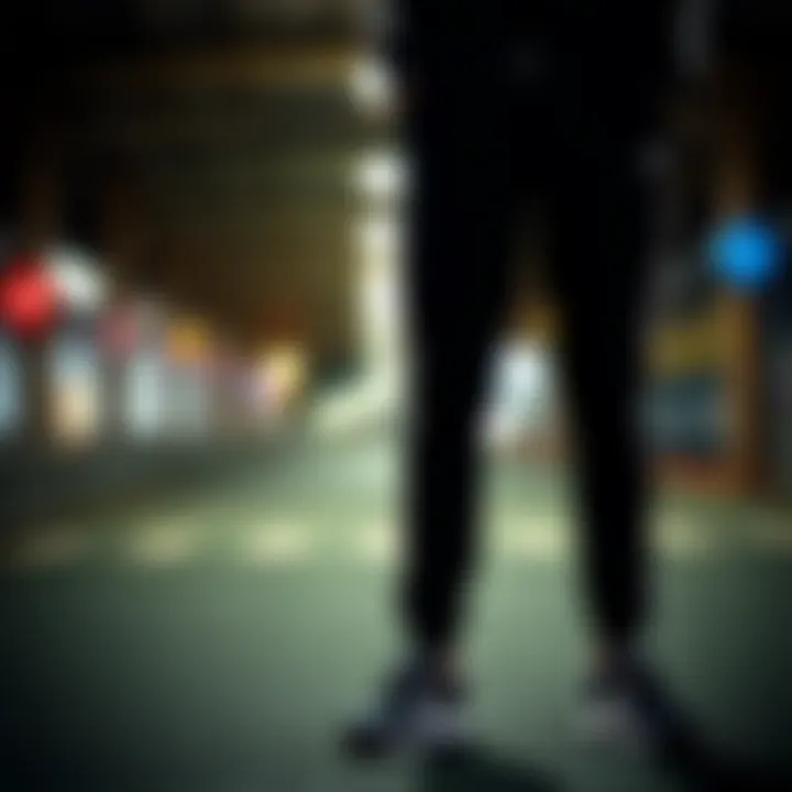 Stylish showcase of adidas snap-button tracksuit bottoms