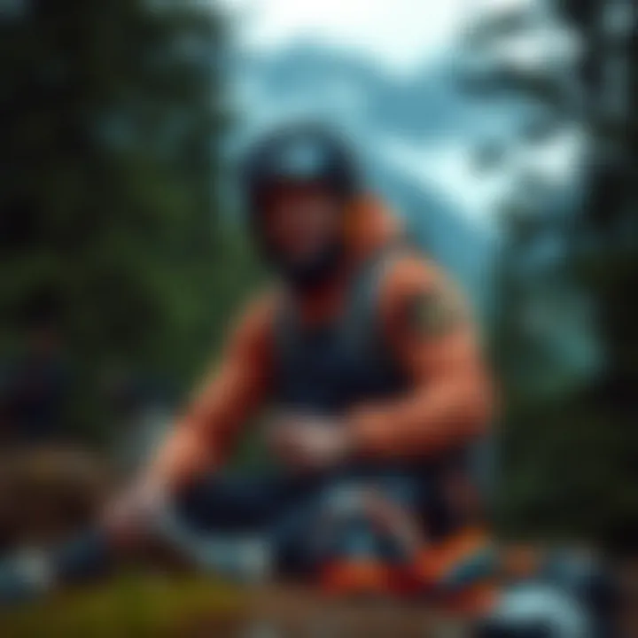 Adidas Terrex Daroga II styled with outdoor gear