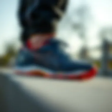 Dynamic Asics GT footwear showcasing advanced technology