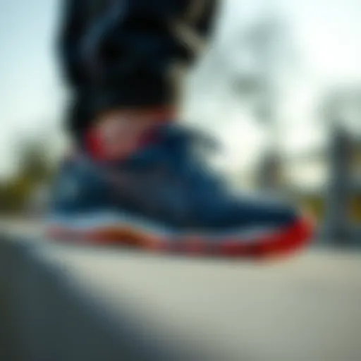 Dynamic Asics GT footwear showcasing advanced technology