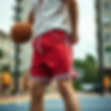 Historical evolution of basketball shorts