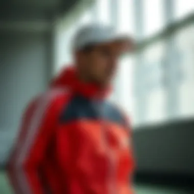 Comfortable fit of Adidas tracksuit during exercise