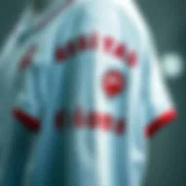 Detailed view of a 7 year old Beşiktaş jersey showcasing its design