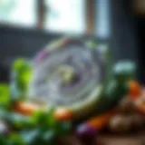 Nutritional Composition of Cabbage Nutritional composition of cabbage highlighting vitamins and minerals