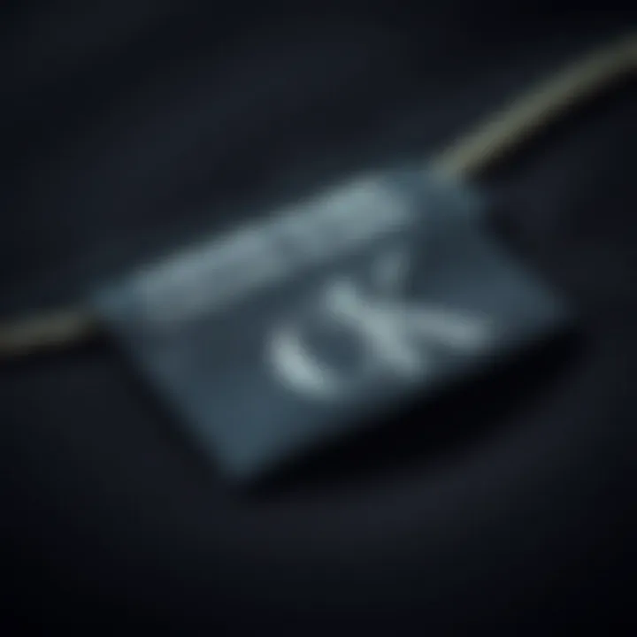 Understanding Authenticity Tags Authentic Calvin Klein clothing tag