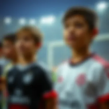 Stylish kids wearing Beşiktaş jerseys showcasing team spirit