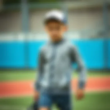 Material selection for children's sportswear emphasizing quality and comfort