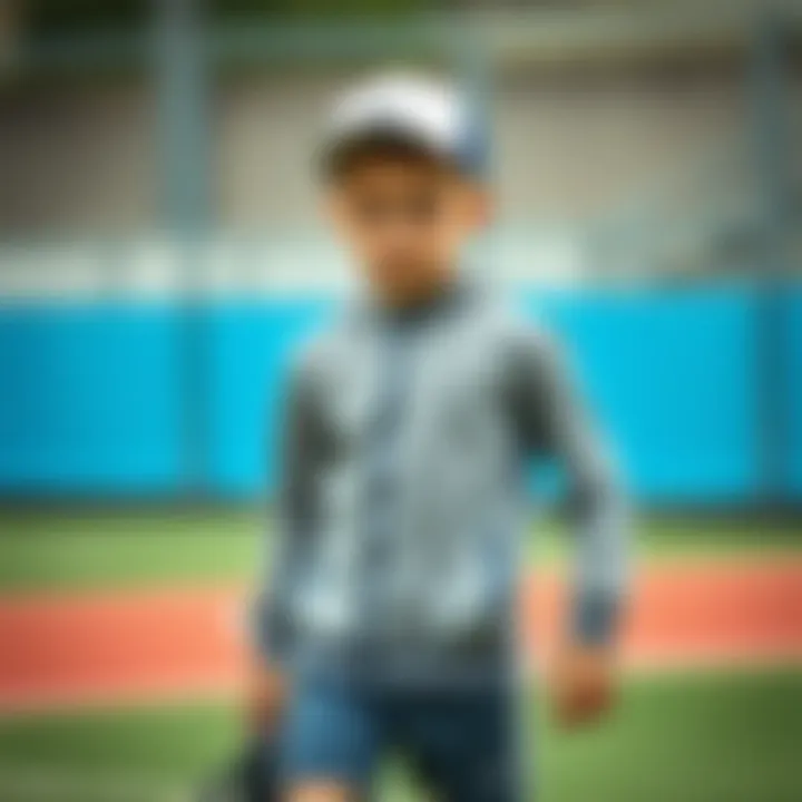 Material selection for children's sportswear emphasizing quality and comfort