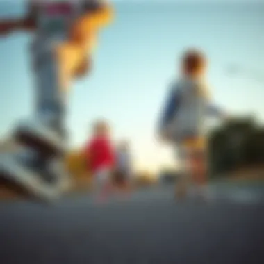 Children enjoying activities while wearing Converse shoes