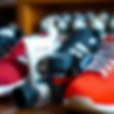 Essentials for Sneaker Maintenance A close-up of sneaker care products arranged neatly