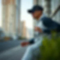 Dynamic design showcasing the CZ6376-010 in an urban setting