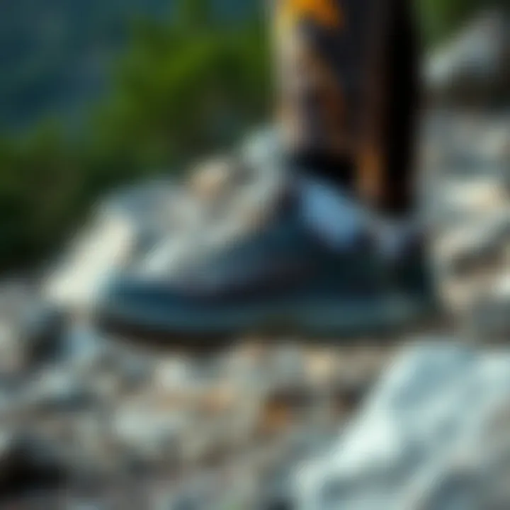 Eastrail 2.0 hiking shoe in action on a rugged terrain