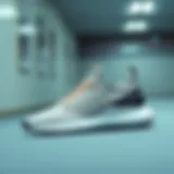 A sleek, modern sports shoe design