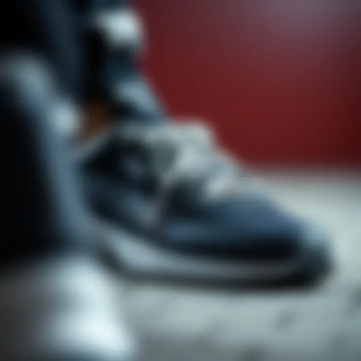 Close-up of Puma sports shoes showcasing material quality and design