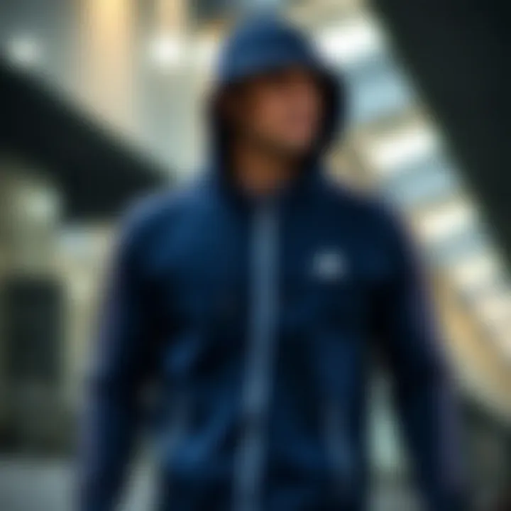 Various styling options featuring the full-zip hoodie