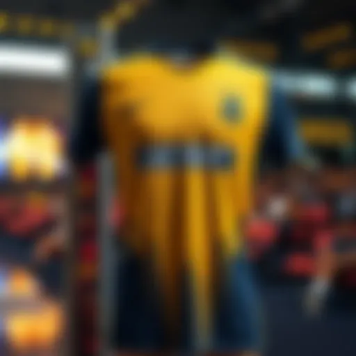 Fenerbahçe Lacivert Forma on display highlighting design