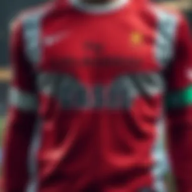 Detailed design elements of a contemporary Galatasaray goalkeeper kit