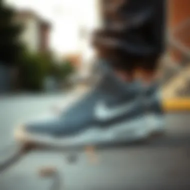 Jordan gray sneakers displayed in a lifestyle context emphasizing their versatility.