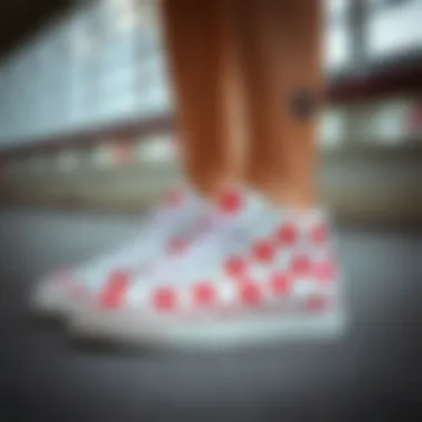 Inspiring Casual Combinations with Kalpli Konvers Inspiring combinations of heart-patterned sneakers with casual wear