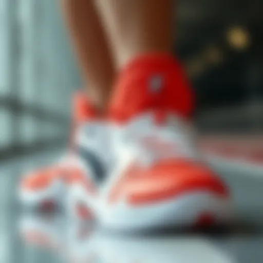 Elegant design of Kappa basketball shoes showcasing modern aesthetics