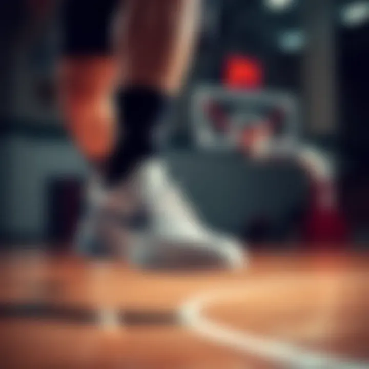 Kappa basketball shoes in action on the court highlighting performance