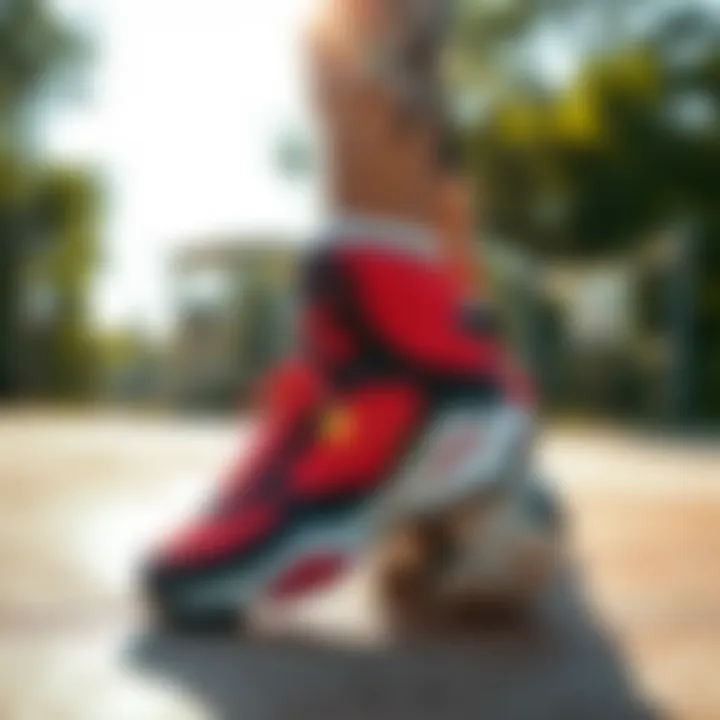 Kappa basketball shoes paired with stylish athletic wear