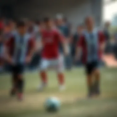 Young fans playing football in Beşiktaş jerseys, blending function with style