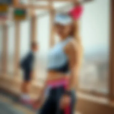 Stylish combination of sports outfits for young girls