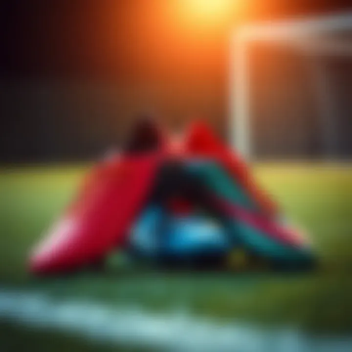 Comparison of different brands of soccer cleats