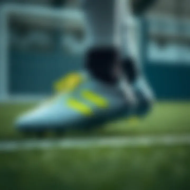 Highlighting the performance features of cleats