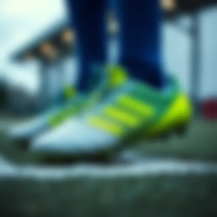 Showcasing various styles of soccer cleats