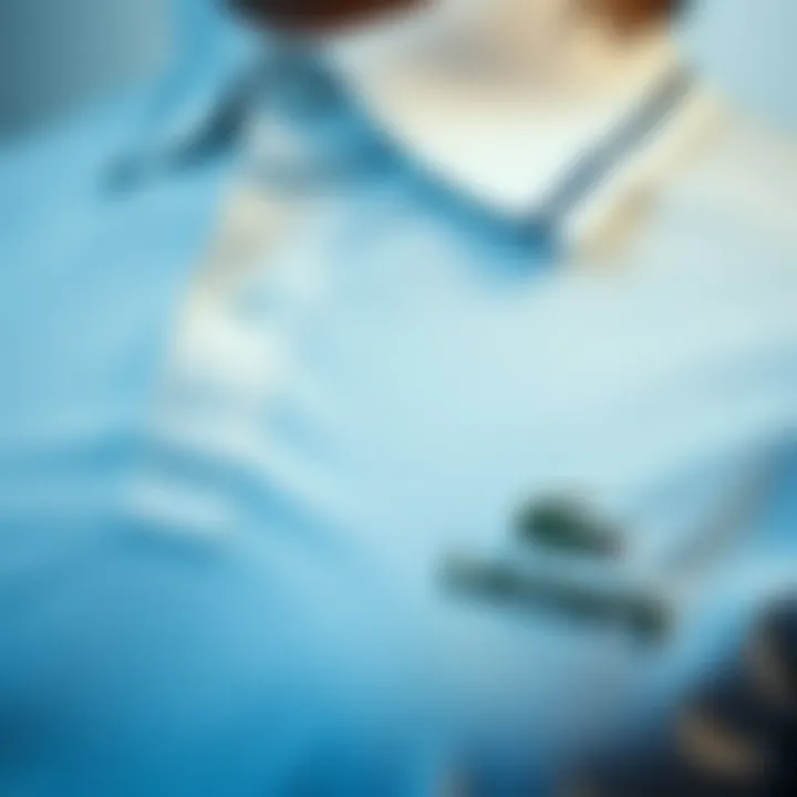 High-quality fabric of Lacoste polo shirt