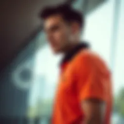 Stylish Lacoste polo shirt showcasing its unique design