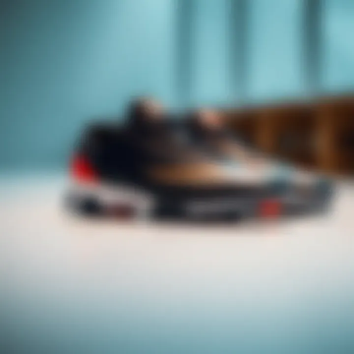 Stylish design of Lescon futsal shoes displayed on a clean surface