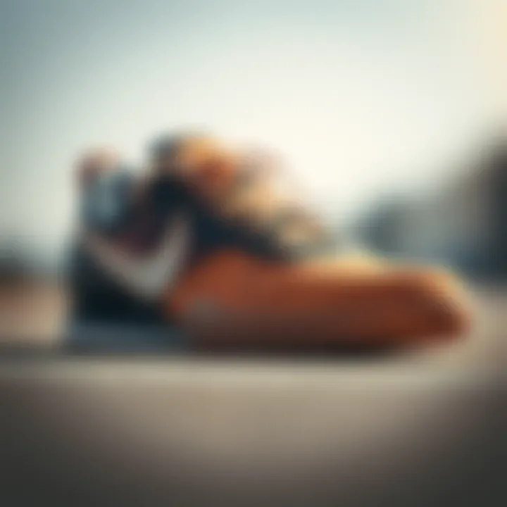 Close-up of Lescon futsal shoes highlighting the quality materials used