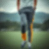 Stylish National Geographic athletic pants showcasing modern design.