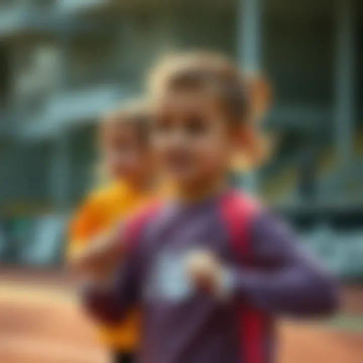 Children engaging in sports wearing New Balance apparel