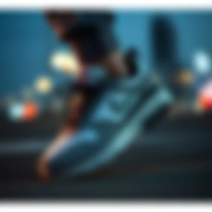 Nike Air Trainer in Fashion Stylish presentation of the Nike Air Trainer in a fashion context.